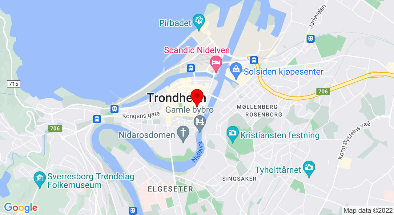 Google Map of Krambugata 2 (Hos DIGS),7011+TRONDHEIM