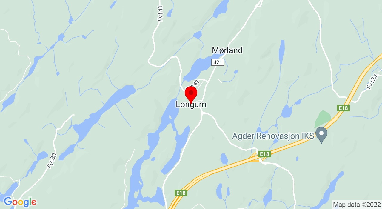 Google Map of Longumkrysset,4849+Arendal