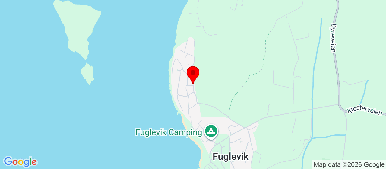 Kart over Husebyskogen Dilling