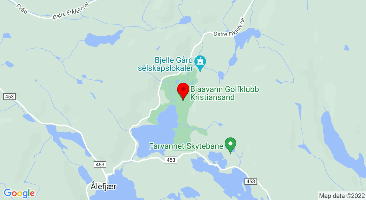 Google Map of Østre Ålefjærvei 195,4689+KRISTIANSAND S
