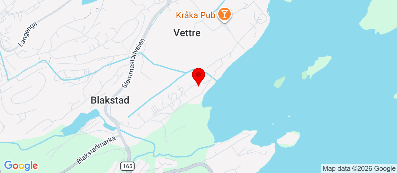 Kart over Blakstad Sykehus ( Nye aulaen) 