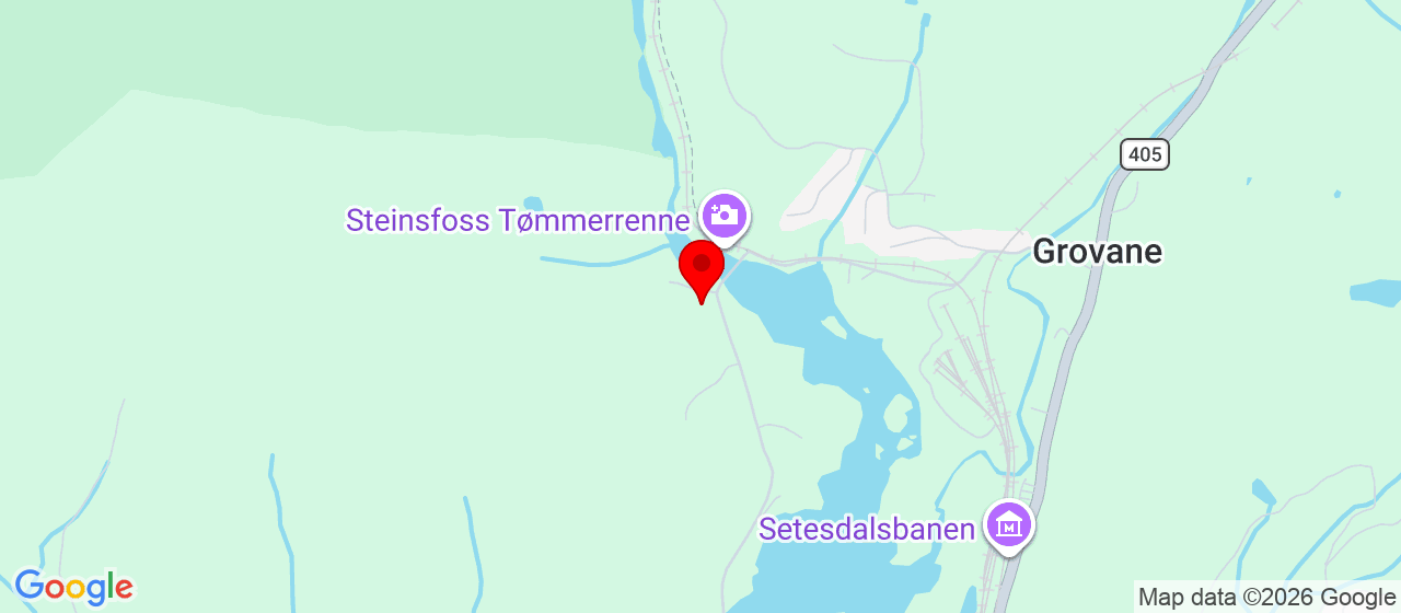 Kart over Steinsfossvegen 31 Vennesla