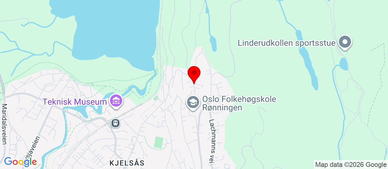 Kart over Langsetveien OSLO