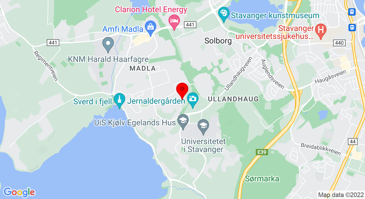 Google Map of Madlavoll skole,+STAVANGER