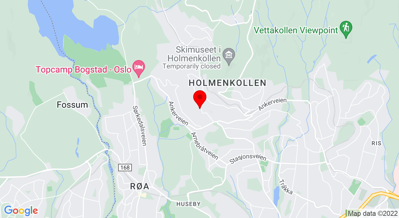 Google Map of Holmenkollen,0786+OSLO