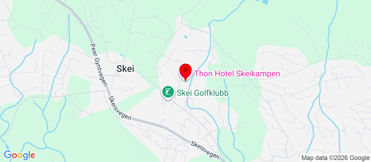 Kart over Thon Hotel Skeikampen 