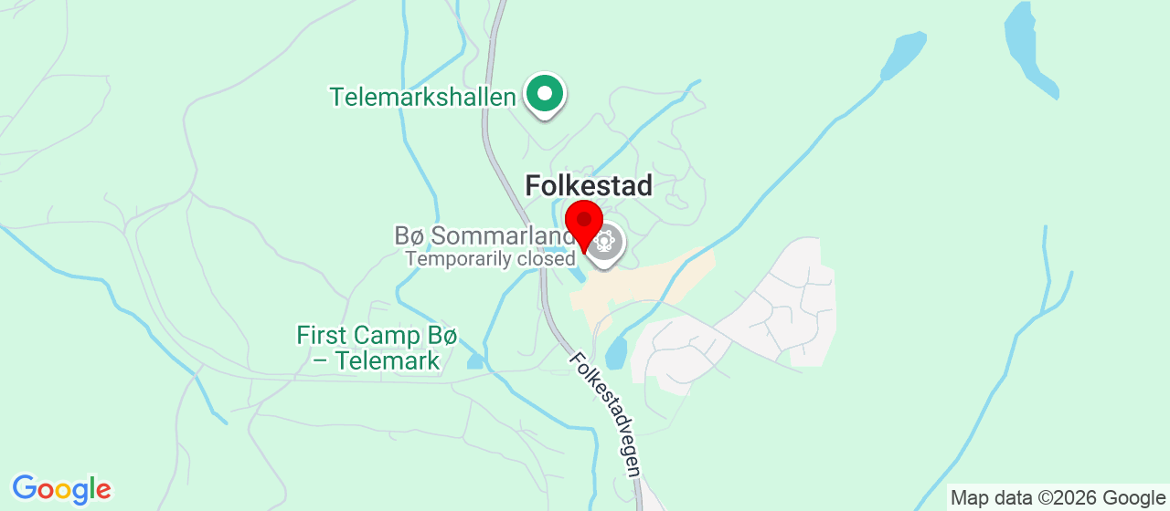 Kart over Steintjønnvegen 2 Bø i Telemark