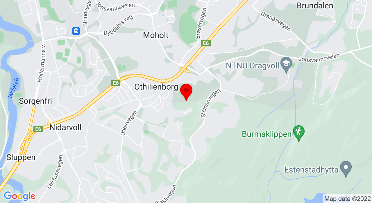 Google Map of Alfred Trønsdals veg 28,7033+TRONDHEIM