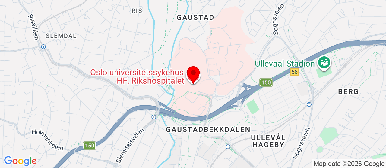 Kart over Rikshospitalet, Glassgata 