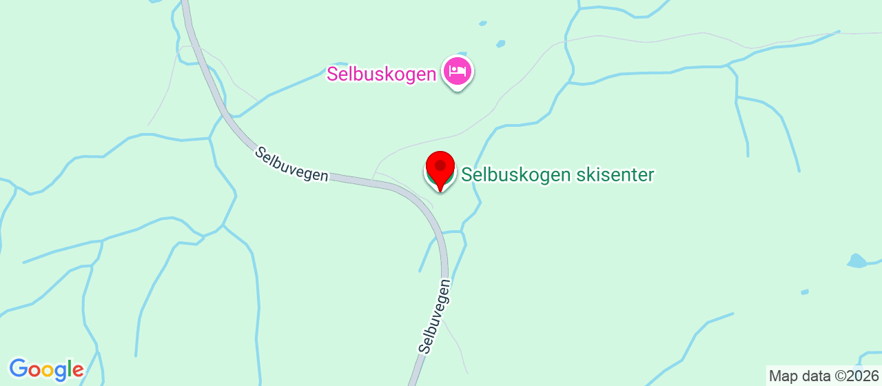 Kart over selbuskogen 