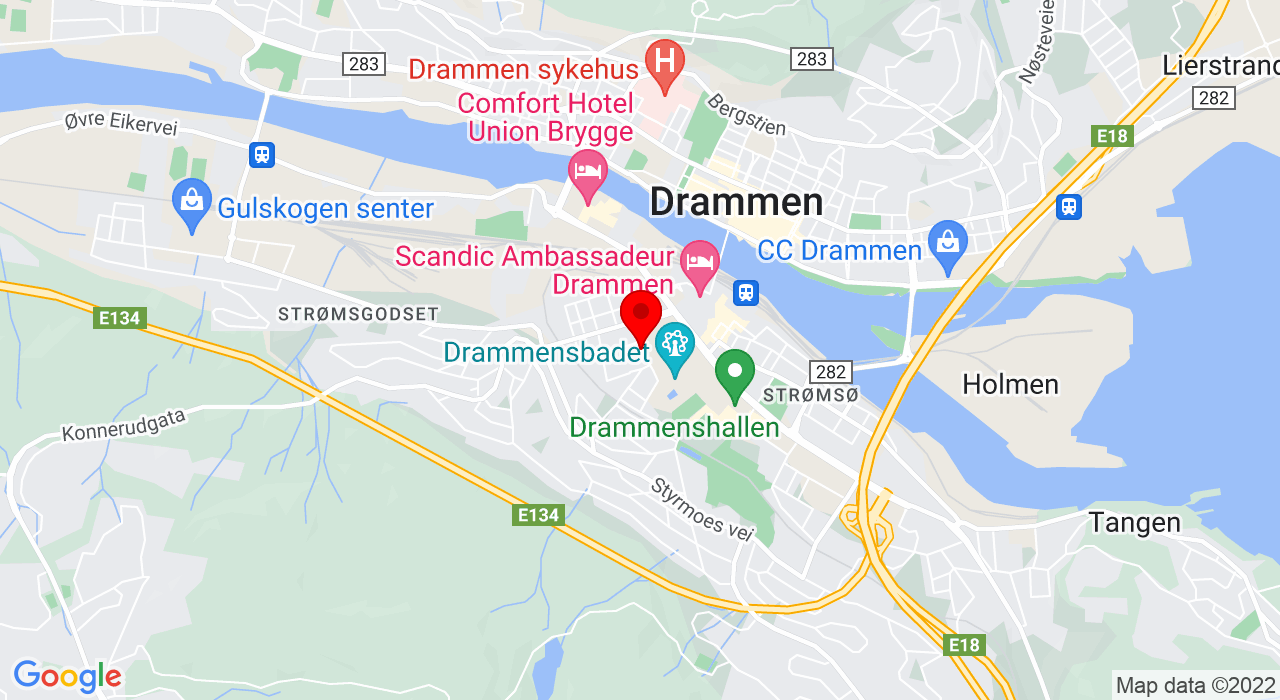 Google Map of Danvikgata 24,3045+DRAMMEN