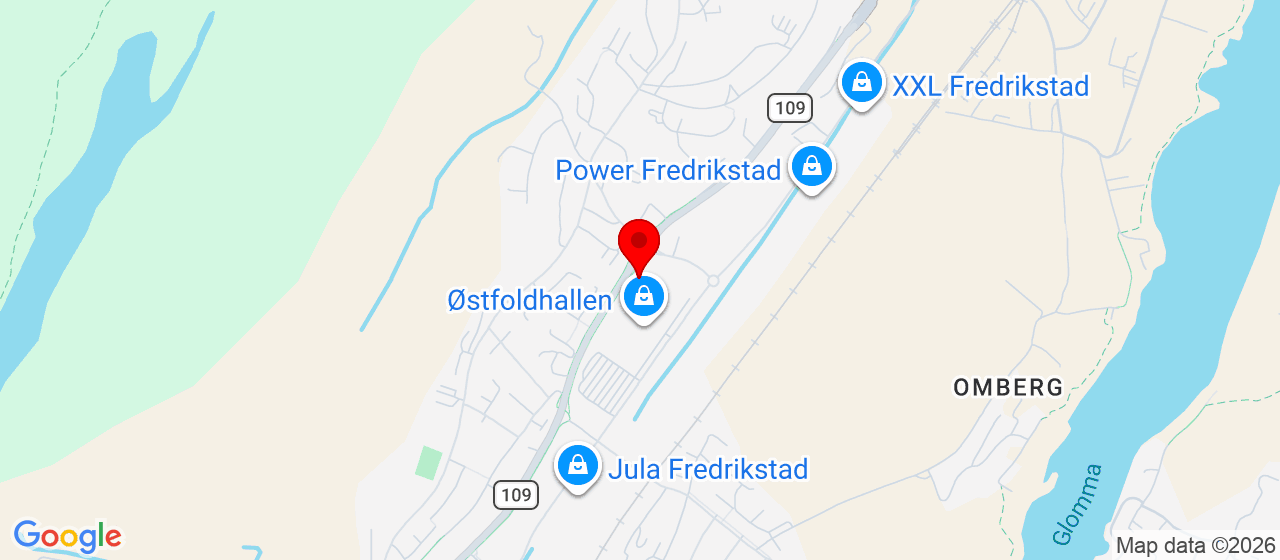 Kart over Dikeveien 28 ROLVSØY