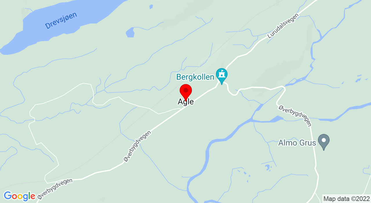 Google Map of Lysløypa på Agle.,+
