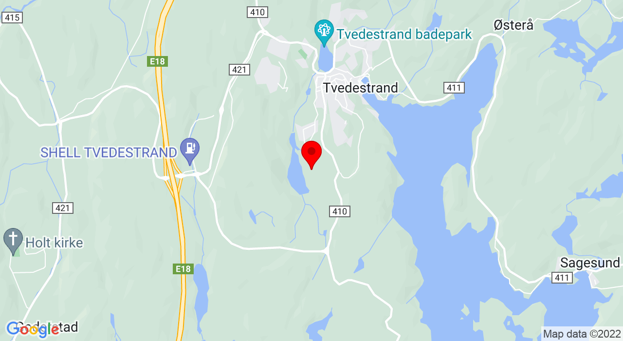 Google Map of Vestervei 97,4900+TVEDESTRAND