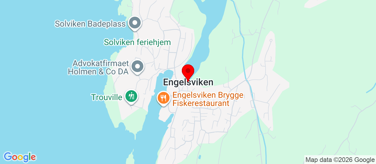 Kart over Engelsviken Engelsviken