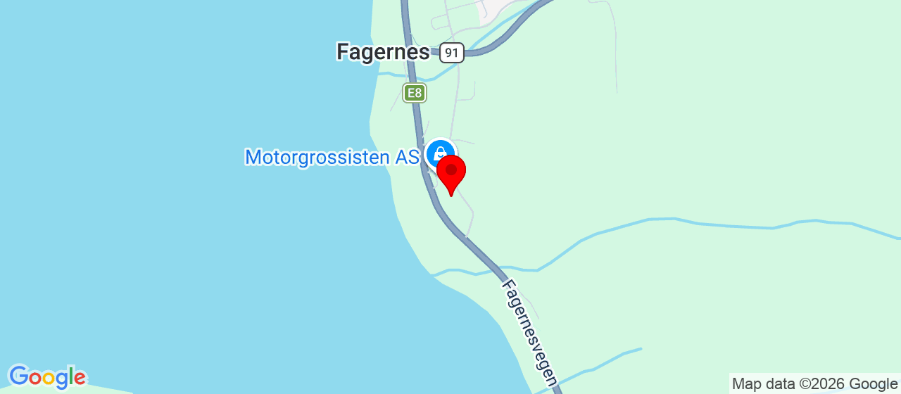 Kart over Morenevegen 85 Ramfjordbotn