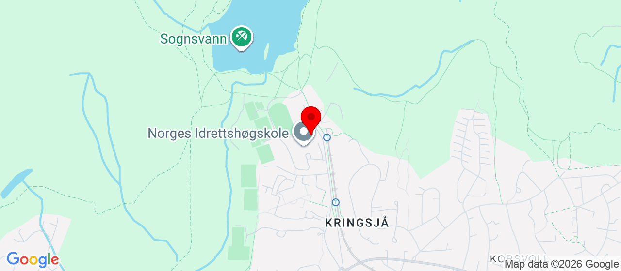 Kart over Sognsveien 220 Oslo