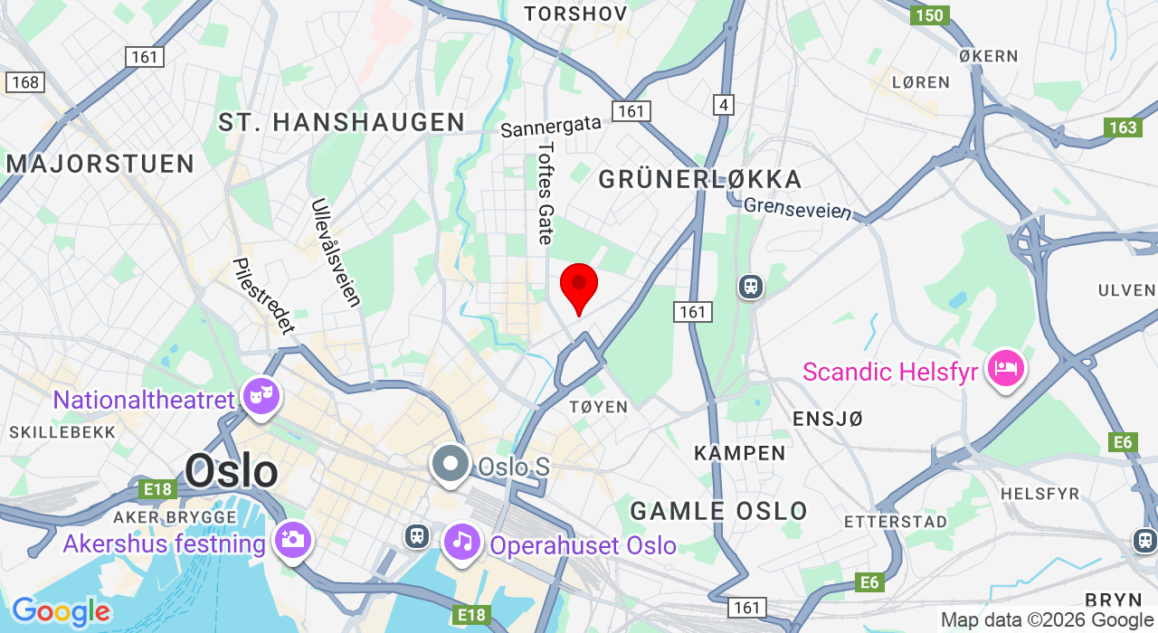 Google Map of https://www.google.com/maps/place/Trondheimsveien 10,Oslo