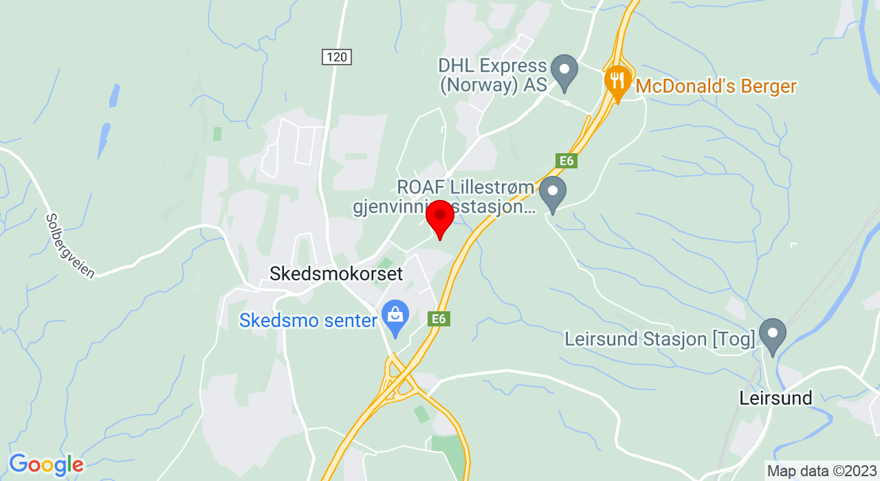 Google Map of Industriveien 4,2020+Skedsmokorset