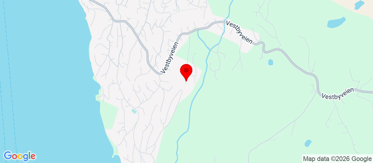Kart over Nordre Ellevei 40 Drøbak