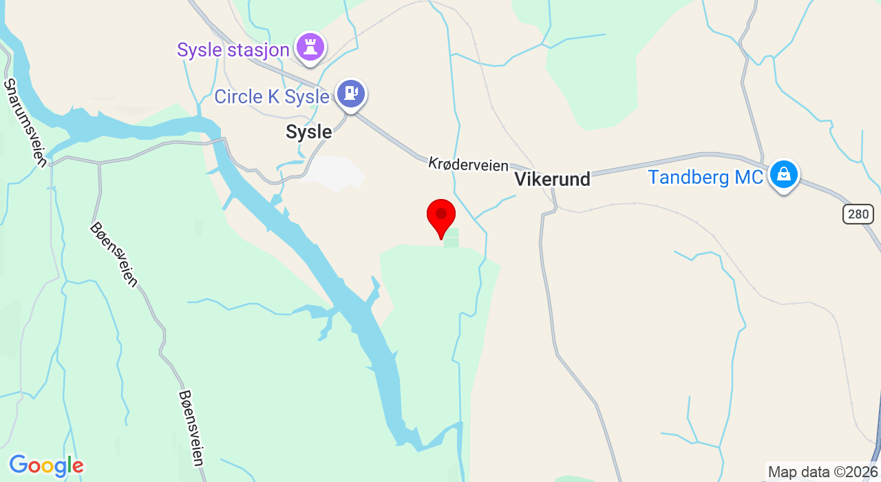 Google Map of https://www.google.com/maps/place/Kaggefossveien 64,3370+Vikersund