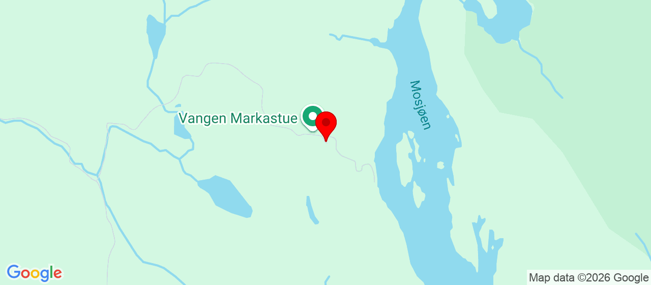 Kart over Vangenveien 399 Siggerud