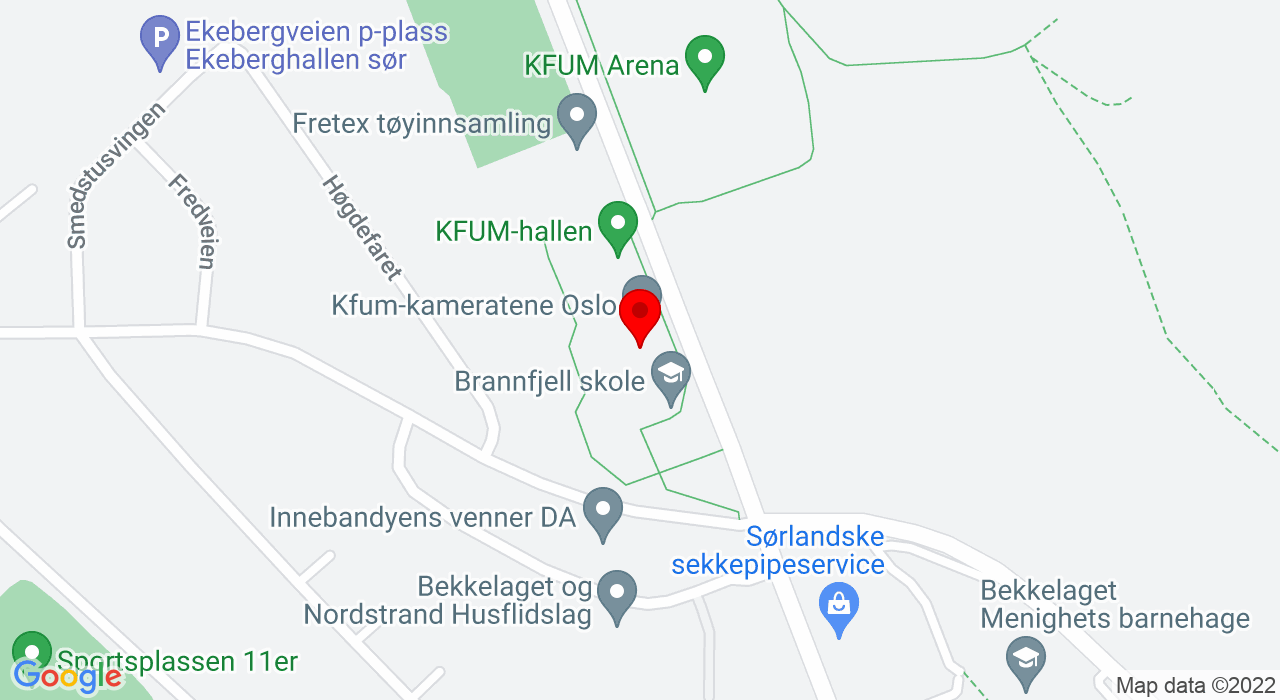 Google Map of Ekebergveien 111,1178+OSLO