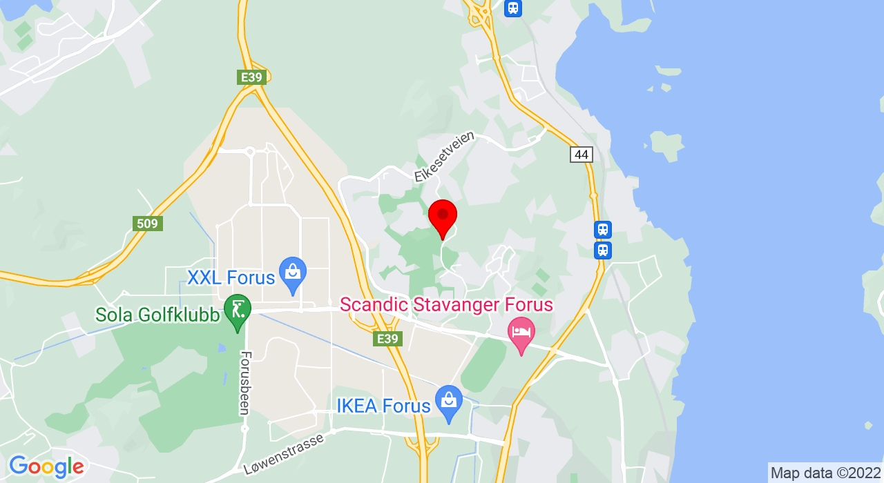 Google Map of Bergen-Voss,Ulvik-Geilo,Gol-Stavsro,Hovden-Kristiansand,Flekkefjord-Sandnes,Stavanger.,4034+STAVANGER