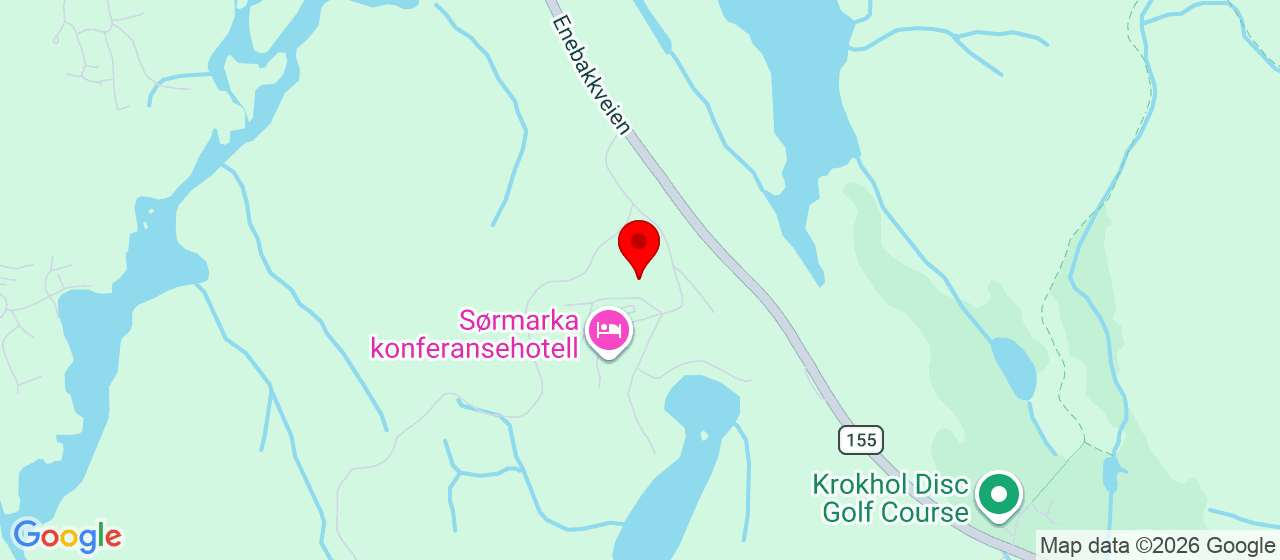 Kart over Enebakkveien 627B Siggerud