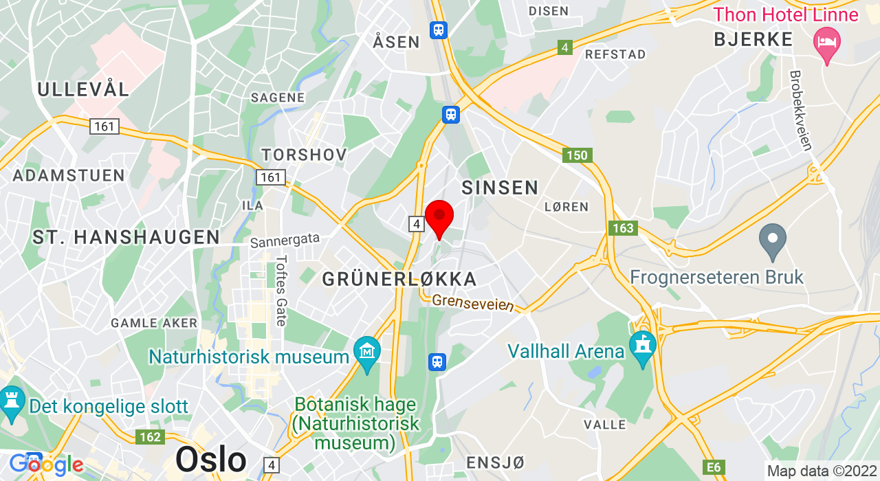 Google Map of Hasleveien 15b,0571+OSLO