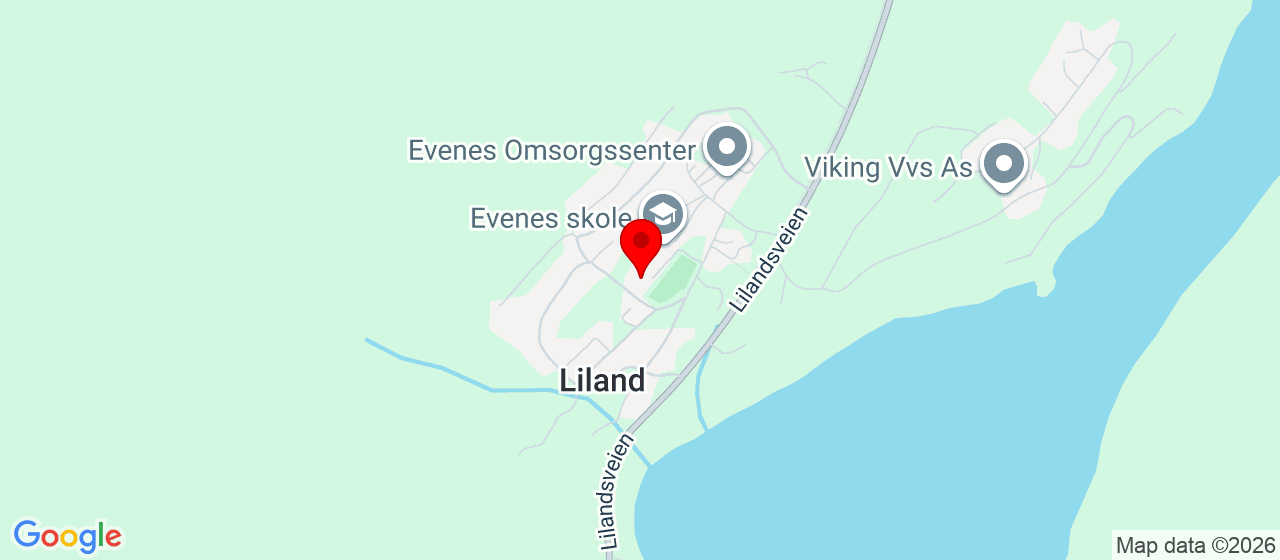 Kart over Evenshallen, Bjellgamveien 15 