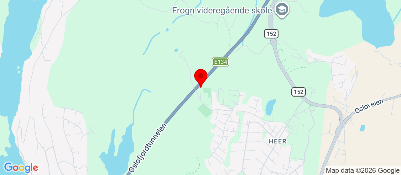 Kart over Oberst Eriksens vei 43 Drøbak