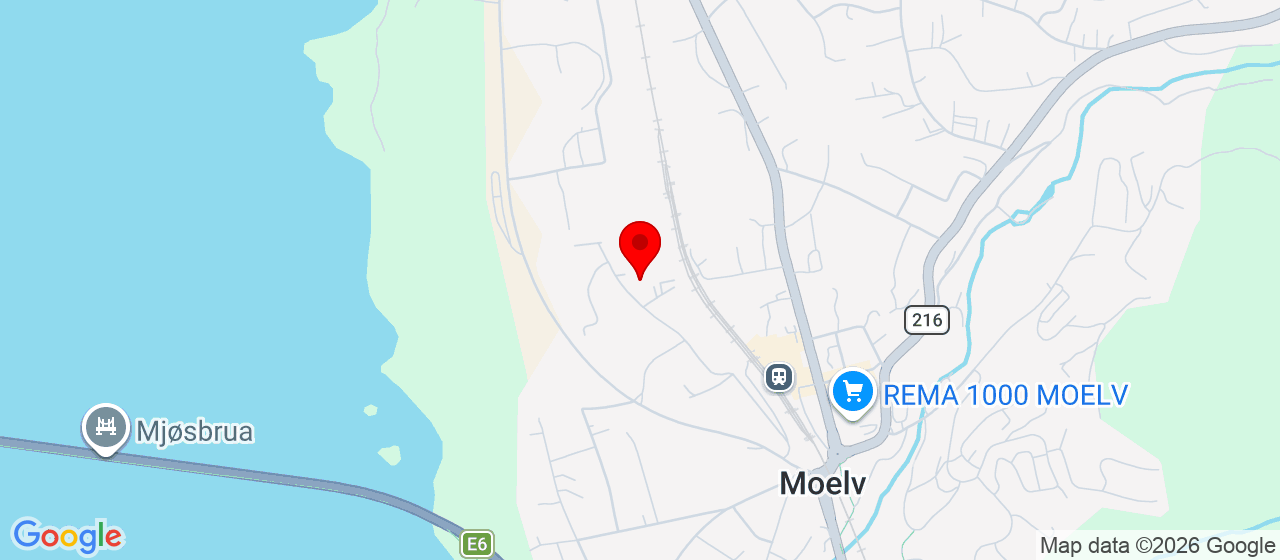 Kart over Industrivegen 2 Moelv