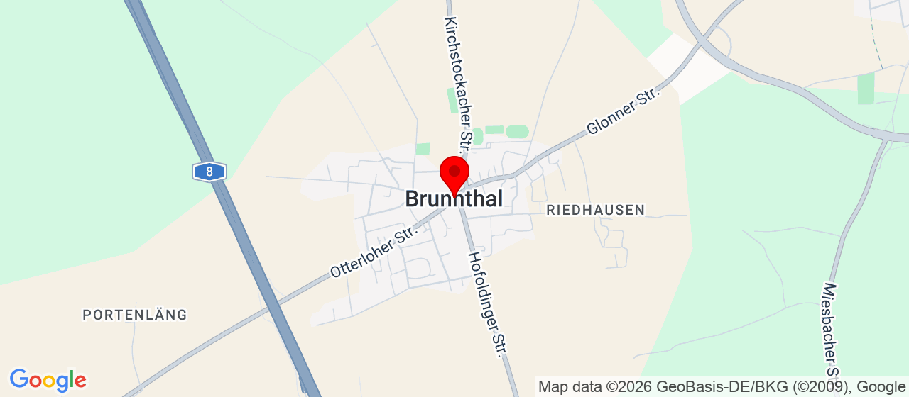 Kart over Brunthal München