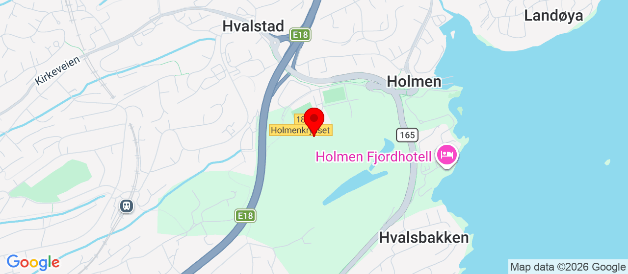 Kart over Holmenhallen 