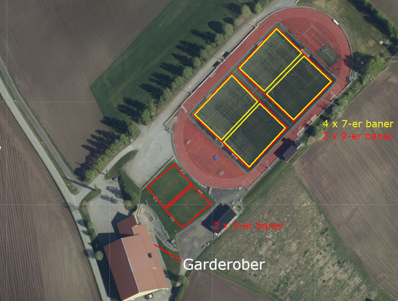 Frostagrønt arena Vinnatrøa