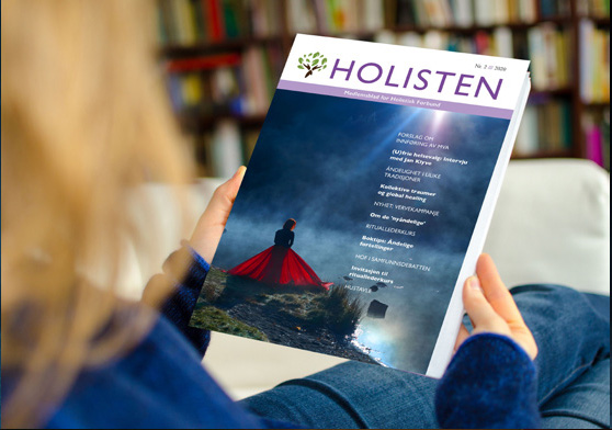 Image of a person holding a magazine